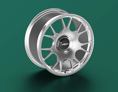 Rotiform TUF-R (Option 2) Rim/Wheel 3D Model