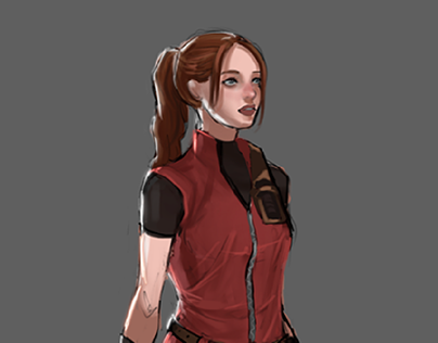 Claire Redfield RE2 Fanart