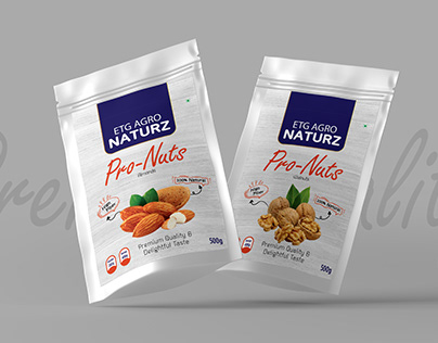 ETG Agro Naturz – NUTS Packaging Design