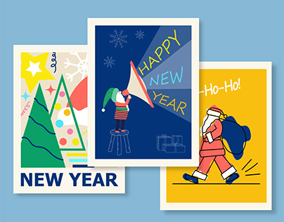 New Year Card Design. Download
