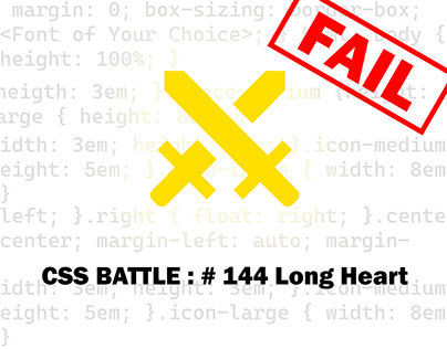 CSS Battle: #144 Long Heart