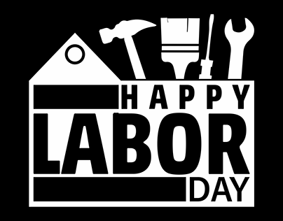 Happy labor day t-shirt design