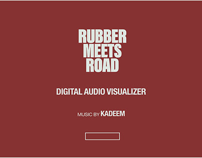 Rubber Meets Road - Audio Visualizer