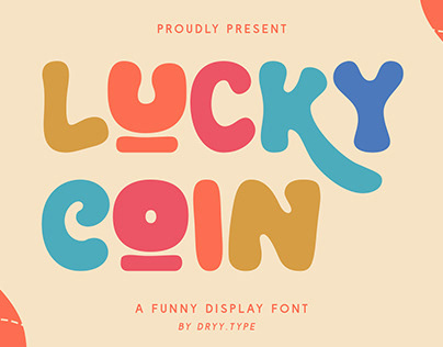 Lucky Coin - Cute Display Font