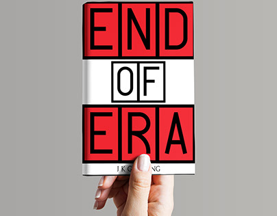 "End Of Era" book cover design