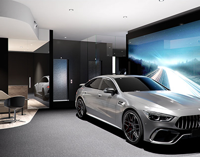 Mercedes Benz Dealership Interior/Exterior