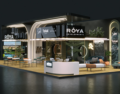 Roya Developments booth design in Egyptgate 2022