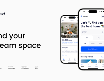 Project thumbnail - real estate | app design