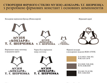 Corporate identity development the Museum of the Kobza