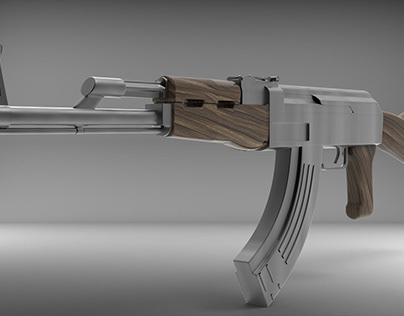 Ak47 3D model