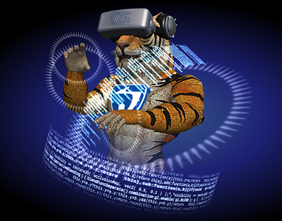 New Year 2022 VR-tiger