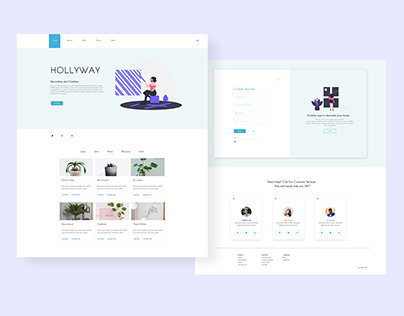 Hollyway Decor Website (Free Download!)
