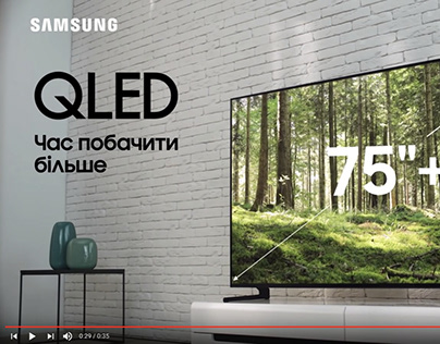 TV campaign for Samsung QLED 8K