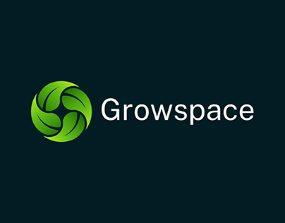 Grow logo, Plant logo, Leaf logo