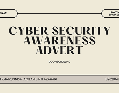 Cyber Security Awareness Advert: Doomscrolling