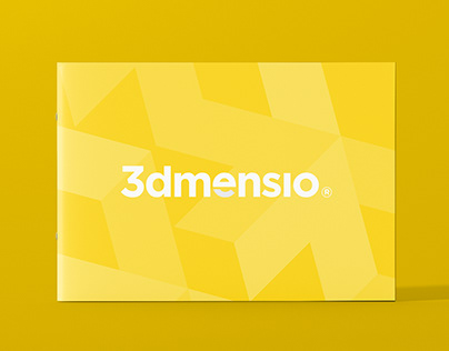 Brand Identity Design for 3dmensio a virtual tour brand