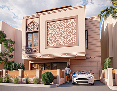 Exterior Villa Islamic Design