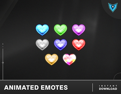Animated Twitch Emotes Hearts Glitched
