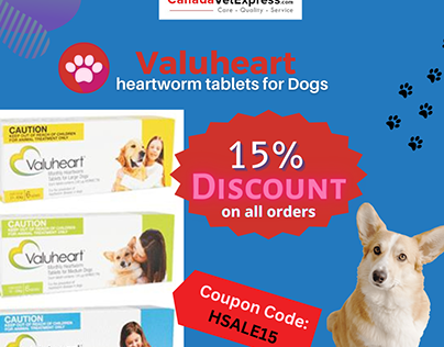 Buy Valuheart Heartworm Tablets for Dogs