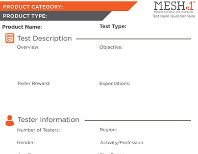 Sample: MESH01 Test Build Questionnaire PDF