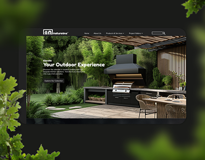 UX/UI Design - Outdoor Kitchen Website