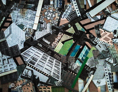 COLLAGE ART | Geometric Shap Collage Ideas