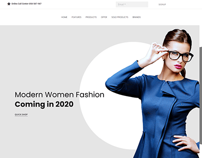 Mordern Women Fashion woocommerce website