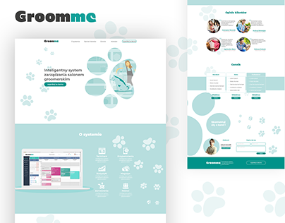 Groomme Landing page