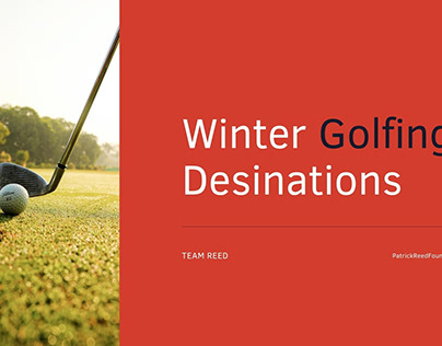 Winter Golfing Destinations