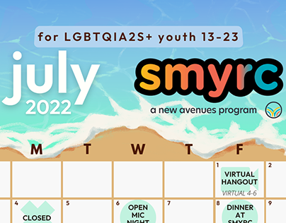 SMYRC - July Programming Calendar