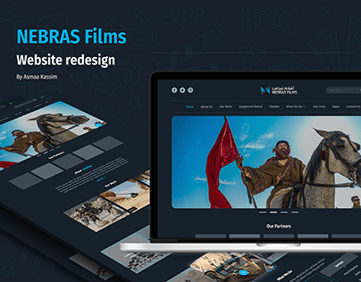 NEBRAS Films Website Redesign