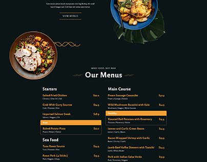 Kebabiya - Restaurant Website UI Design