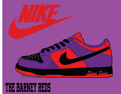 The Barney Reds Shoe Design