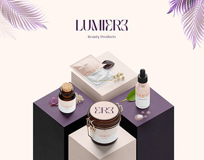 Project thumbnail - | LUMIERE | Beauty Product Branding Portfolio