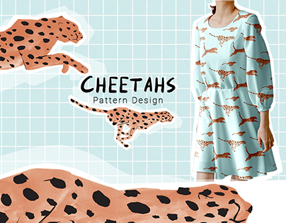 Cheetahs Pattern Design
