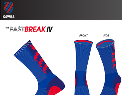 K-Swiss FastBreak IV - Concept Sock Design