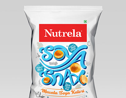 Nutrela Soya Snax Packaging