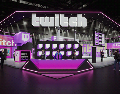 TWITCH concept Booth - BGS 2022