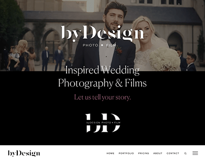 Project thumbnail - ByDesign Films Website