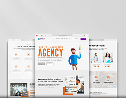 Marketing Agency Landing Page | Website UI UX