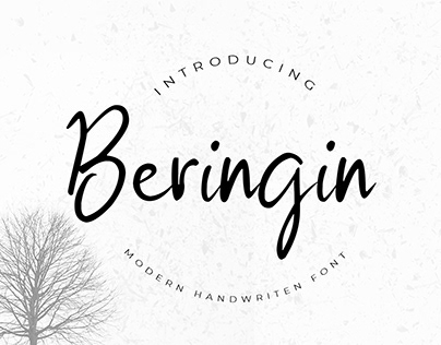 BERINGIN - FREE SCRIPT FONT