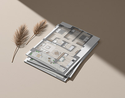 Floor plan 2D rendering for real estate