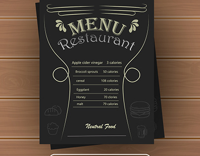 chalkboard food menu