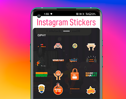 Instagram stickers for myBillBook by FloBiz