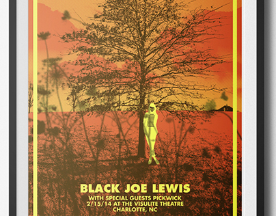 Black Joe Lewis Gigposter