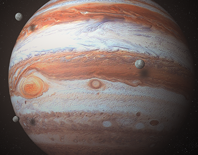 Jupiter CGI.Cinema 4D and Redshift render.