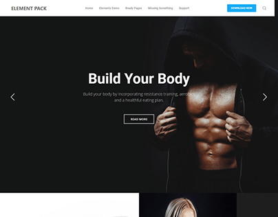 Build Your Body Gym Website Design