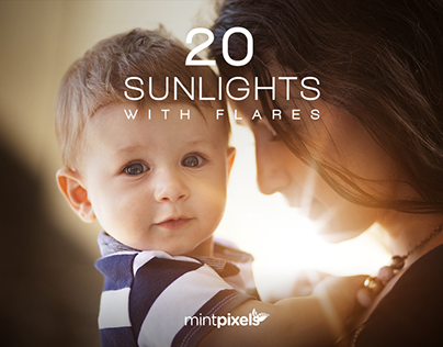 20 Sunlights with Flares