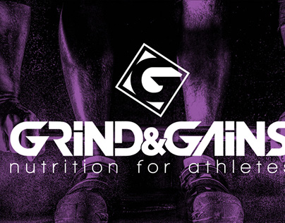 Grind and Gains Branding and Packaging Design