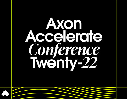 Axon Accelerate 2022 Conference Event Identity